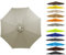 WAEKAH Replacement Parasol Canopy, Replacement Parasol Cover 2.0M/2.3M/2.5M/2.7M/3.5M 6 Arms/8 Arms Replacement Fabric Cover for Garden Umbrella (Caqui,2.5m/6ribs)