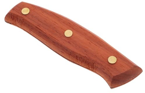 Mikinona Kitchen Handle Replacement Non Slip Ergonomic Wooden Grip for Vegetable and Chopping Tool Sturdy and Safe Design for Enhanced Control