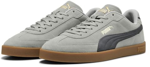 Puma Unisex Club II Era Suede Sneaker, Gray Echo-Dusky Gray, 40.5 EU