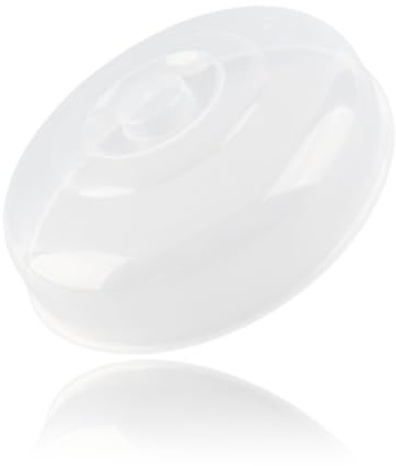 Mikrowelle Splatter Abdeckung, Transparente Abdeckung Mikrowelle Platte Abdeckung Deckel Splatter Guard Lebensmittelschutz Griff Design Mikrowelle Lebensmittelabdeckung für Obst Ge (Große Größe 20 cm)