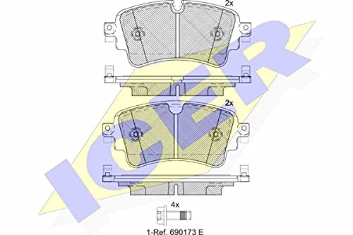 Icer 182256 Bremsbeläge