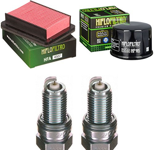 pamoto, filtro dell'olio, candele di accensione XP 500 Tmax 2008-2011, kit di manutenzione