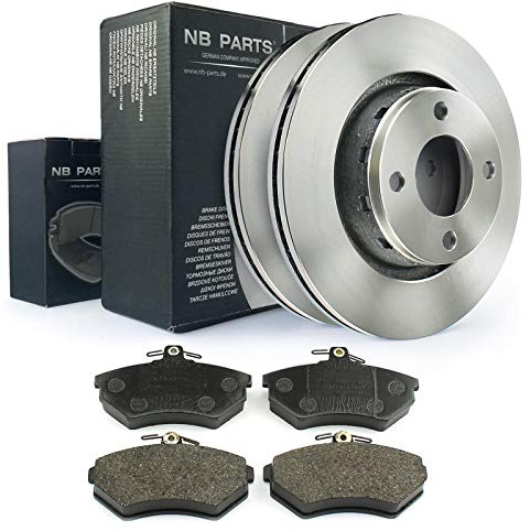 NB PARTS Bremsscheiben 280mm belüftet + Bremsbeläge vorne passend für Audi Cabriolet 80 B4 Coupe