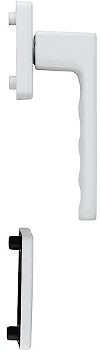 bybyhome 11812862 HOPPE Fenstergriff-Halbgarnitur TOULON innen, Aluminium weiß, W120 x L108