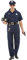 Funidelia | Disfraz de policía para hombre Guardia, Agente, FBI, Profesiones - Disfraz para adultos y divertidos accesorios para Fiestas, Carnaval y Halloween - Talla XXL - Azul