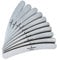 Nail Files 10 Pack Emery Boards Washable Double Sided 100 180 Grit Gray Curved Fingernail files