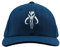 SW Mandalorian Skull Embroidered Flexfit Adult Cool & Dry Sport Cap Hat - [Navy][L/XL]