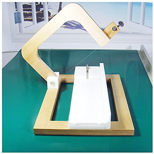 TOP1US DIY SOAP/Outils de Coupe, Cutter de Savon à Bois réglable, Trancheur de Fil, Bougies Couper la Carte de Fromage Multifonction