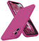 SURPHY Flat Silicone Case Compatible with iPhone 11 Case, Liquid Silicone Slim Fit Case (Individual Protection for Each Len) for iPhone 11 6.1 (Hot Pink)