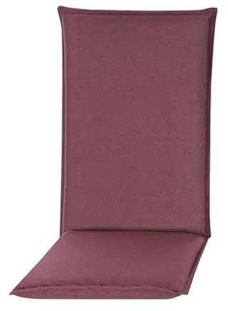 Pillows24 - Hochlehner Auflagen - 120x50cm – 8cm Dick - Premium-Material 200gsm, UV- & Wasserabweisend | Sitzauflagen Hochlehner | Gartenstuhlauflagen - Sitzauflagen Gartenmöbel | Pflaume
