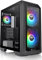 Thermaltake View 300 MX TG ARGB Motherboard Sync E-ATX Mid Tower Computer Case with 2x200mm Front & 1x120mm Rear ARGB Fan, Interchangeable Tempered Glass & Mesh Front Panel, CA-1P6-00M1WN-00, Black
