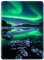 Hülle für Kindle Paperwhite 10. Generation 2018 6 Flip Leder Silikon Weich Schutzhülle, Auto Aufwachen oder Schlafen Magnetisch TPU Case, Landschaft Baum Aurora Muster Hülle für Paperwhite 2018 (10)