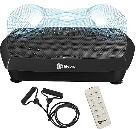 Lifepro Acupressure Vibration Plate Exercise Machine, Burn More Calories & Alleviate Back & Joint Pain at Home-Lymphatic Drainage Stimulator-Vibration Fitness Trainers & Workout Equipment