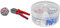 Knipex MultiCrimp® Crimpzange mit Wechselmagazin brüniert, mit Mehrkomponenten-Hüllen 250 mm 97 33 01 & Sortimentsboxen mit isolierten Aderendhülsen 97 99 906