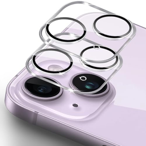 KEKBOXQ Kameraschutz für iPhone 14 und iPhone 14 Plus [2 Stück],9H Kameraschutz Folie, Kamera Folie Transparent,Anti-Kratzer,Blasenfrei Panzer Schutz Glas,Ultra HD-Clear