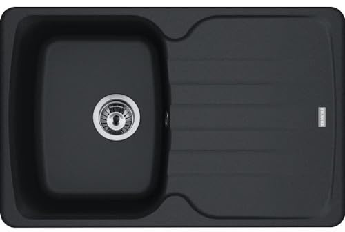 Kitchen Sink Made of Granite (Fragranite) with a Single Bowl from Franke Antea AZG 611-78 - Onyx - 114.0676.249