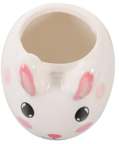 Toddmomy Keramik Pflanztopf Für Mini Bonsai Mit Abflussloch Kaninchen Übertopf Blumentopf Für Haushaltspflanzen Als