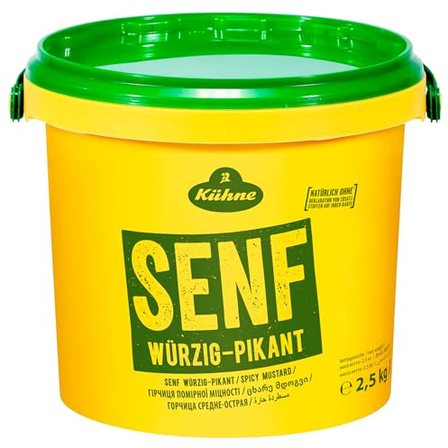 Kühne Senf würzig-pikant, 2,5kg