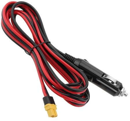 YINETTECH Zigarettenanzünder auf XT60 Kabel DC 12V/24V Auto Ladegerät auf XT60 Stecker Stecker 14AWG Auto Ladekabel Auto Zigarettenanzünder Stecker auf XT60 Buchse Kabel
