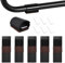 24PCS Filzgleiter für Stühle selbstklebend | Möbel Filzstopper mit Klettverschluss | Parkettschoner rutschfest & Lärmreduzierend (50x145mm) für Schlittensitze/Schaukelstühle