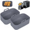 Cathpetic 2PCS Ninja Double Stack XL 9.5L SL400UK Air Fryer Liners,Large Capacity Silicone Liners Accessories Especially for Ninja Stacked Airfryer SL400UK Grey