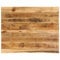 vidaXL Tischplatte, Holzplatte für Tisch Esstisch Couchtisch, Massivholzplatte Baumkante, Ersatztischplatte, 110x80x3,8cm Massivholz Raues Mangoholz