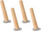 Lot de 4 Pieds de Meuble en Bois,Pieds de Meuble Coniques inclinés de,Pieds de Table de Remplacement en Bois Massif en chêne,Pieds de Meuble avec plaques de Montage (35cm)