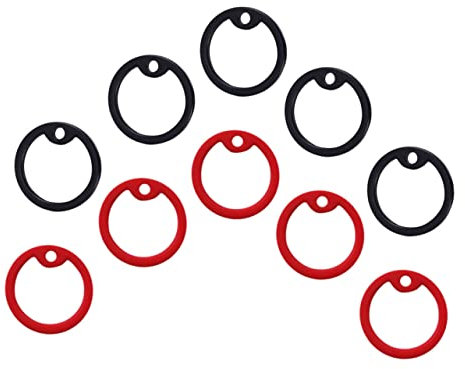 BCOATH 10pcs Silicone Dog Tag Silencers Noise Reduction for Pet Tags Easy Install Remove Pet Supplies