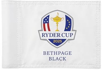 COGOLFING The Ryder 2025 Golf Flag Mini, 8x6 Inch, Double-Sided Silk-Screened, Fade-Resistant 420D Nylon, Ideal for Backyard Practice Putting Green, 1-Pack