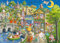 Ravensburger Mother Gooseville Puzzle mit 1000 Teilen, hochwertiges Leinenstrukturpapier, Bezaubernde Kinderliedszenen von Ingrid Slyder, umweltbewusste Konstruktion