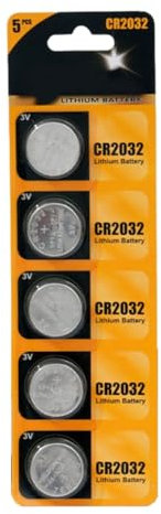 Xuanxi Pack Of 5/10 2032 Button Cell Batteries 3V Lithium Coin Battery for Car Remote and Electronics