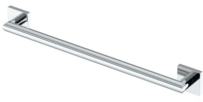 Gatco 662C Glam Too 24 L Grab Bar, Chrome/ADA Compliant Stainless Steel Safety Grab Bar for Bathroom