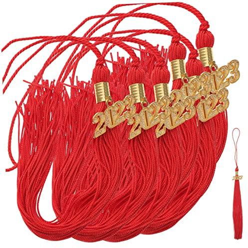 SAFIGLE 6stücke Abschlussquaste Mit Hutanhänger Doktor-abschlussquasten Hutquasten Zubehör Für Abschlusssaison Geeignet Für Frischgebackene Absolventen