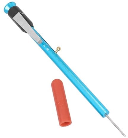 CHICAMPERA Thread Depth Checker Brake Pad Measuring Tool Metal Construction Versatile Professional Grade