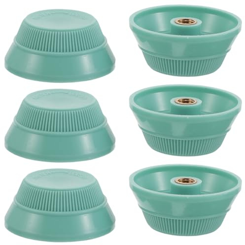 Hemobllo 6pcs Plastic Fan Lock Cap Nut Replacement for Wall and Pedestal Fans Heat Resistant Copper Thread for Secure Blade Fixation and Maintenance
