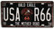 Evilandat, targa metallica Route 66, vintage. Route 66, targa automobilistica decorativa da parete, ideale per negozi, garage, bar, pub Bald Eagle