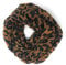 Nickanny's Hochwertiger weicher brauner Tier-Schal mit Leopardenmuster, durchscheinend, Infinity-Loop-Schal, Mehrfarbig/Meereswellen (Ocean Tides), Large