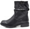 IF Stivali Stivaletti da Donna Pelle Sintetica Anfibi Bicker Motociclista Caviglia fibia G330 Nero 39