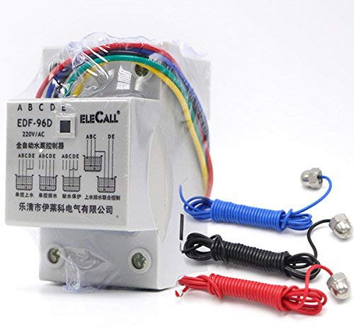 MASUNN Df96D Ac220V 5A Din Rail Mount Float Schalter Auto Water Level Controller Mit 3 Sonden