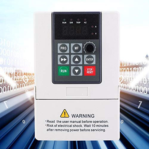Frequenzumrichter, 380V 1.5KW-7.5KW Mini VFD Inverter Frequenzumrichter, 3 phasiger Eingang und Ausgang, Motor Wechselrichter Drehzahlregler (1.5KW 4.0A)
