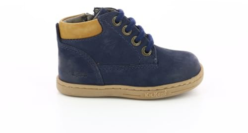 Kickers Tackland Stivali e Stivaletti Unisex per Bambini, Marina, 34 EU