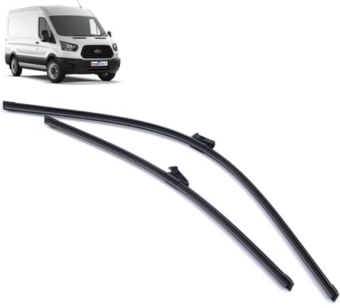 ROBUST Front Wiper Blades Pair for Ford Transit Mk8 2065011 1880029 1880030 1949449 1852939 1853024 2014 Onwards