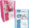 ILODA 2x Geschenktüten zur Geburt medium 17315 (1x für Mädchen und 1x für Jungen), Geschenktüte, Tüte Baby Geburt, Geschenktasche für Babys