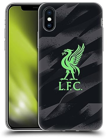 Head Case Designs Officially Licensed Liverpool Football Club Home Goalkeeper Kit 2023/24 Soft Gel Case Compatible With Apple iPhone X/iPhone XS