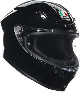AGV - K6 S E2206 MPLK, Integralhelm Motorrad, Unisex, Schwarz, XS