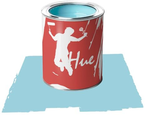 VERNICE HUE Pintura acrílica lavable interior ecológica colores tamaño 0,75 l azul claro niño