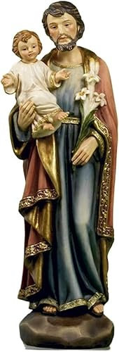 Generico Statue des Heiligen Josefs aus Kunstharz, 32 cm von Paben