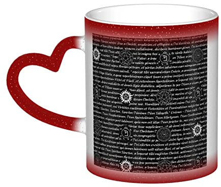 VAGILO Supernatural Inspiration Farbwechsel-Tasse, wärmeempfindlich, thermisch reaktiv, aus Keramik und Porzellan, langlebige Qualität, stimmungsreflektierende magische Tasse