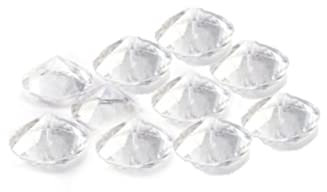 PRETYZOOM 5pièces Porte-nom Imitation Diamant Transparent pour Décorations De Mariage Support De Table Et Accessoires De Fête