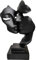 PIGPIGFLY Doppelgesichtige Schwarz Statue,Deko Figuren,Deko Wohnzimmer,Home Store Dekoration, Modern Abstract Kunst Skulpturen Deko, Bürodekorationen,Polyresin, Geschenk